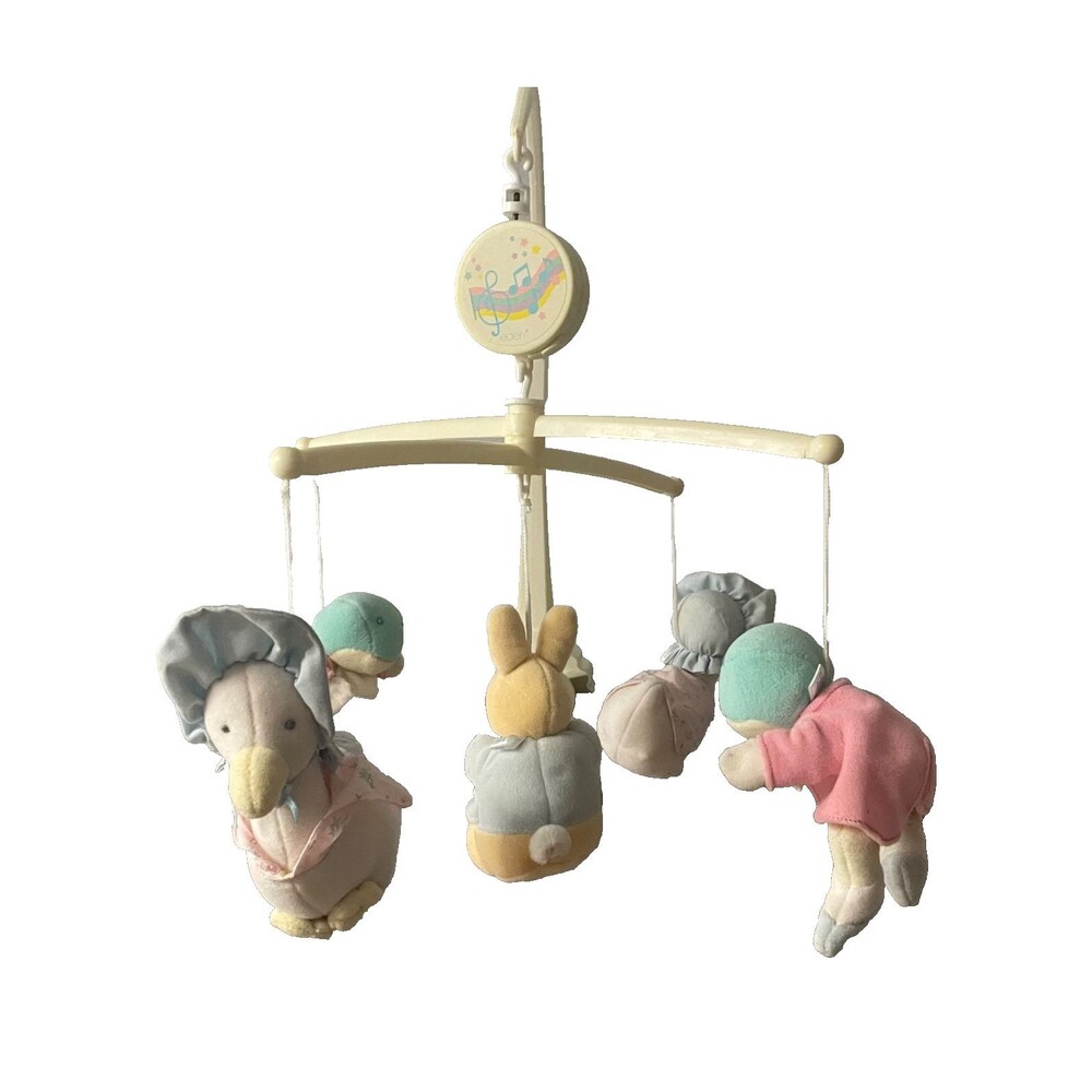Vintage Peter Rabbit &Friends Musical Mobile Eden Soft Musical Style 44300 w Box